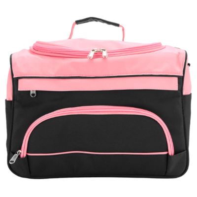 Large Pink Oxford Hairdresser Travel Bag with Metal