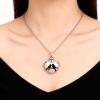 YPREWY Pet Urn Necklace for Dogs and Cats, Stainless Steel Heart Memorial Pendant view 2