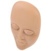 PVC Eyelash Extension Mannequin Training Head, Khaki view 1