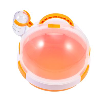 VALICLUD Portable Hamster Carrier, Durable and Shatter-Resistant PP Travel Cage for Small Animals and Hedgehogs