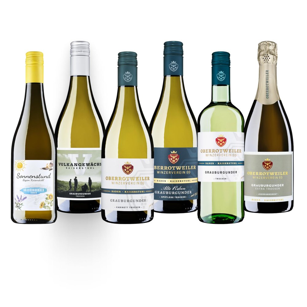 Oberrotweiler Only Grauburgunder Wine Set - 6-Bottle Tasting Pack from Kaiserstuhl
