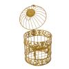 Uonlytech Gold Birdcage, European-Style Iron Garden and Wedding Decor view 1