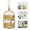 Uonlytech Gold Birdcage, European-Style Iron Garden and Wedding Decor view 4