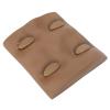 Cocoarm Eyelash Mannequin Head, Soft PVC Silicone with Replaceable Eyes, 3D Design for Eyelash Training and Makeup Practice (Coffee Color) view 4