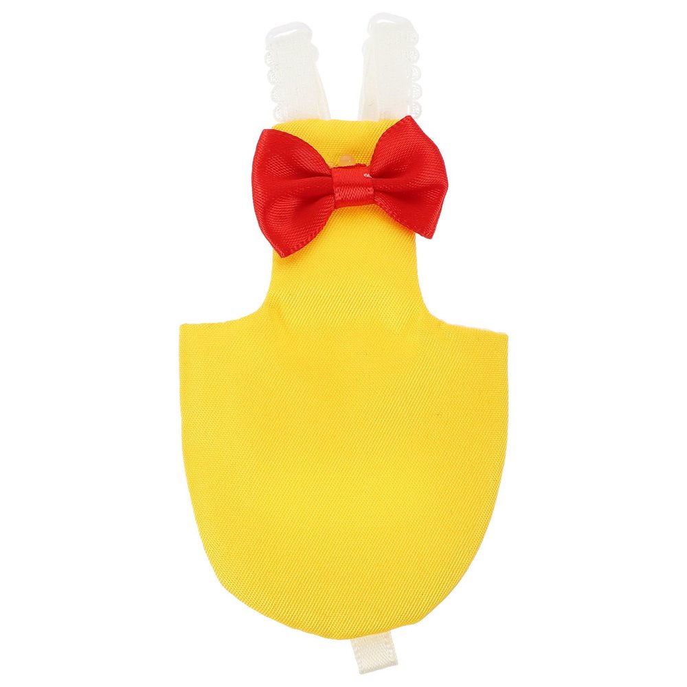 Alasum Lightweight Cotton Bird Diapers for Large Parrots, Yellow Rooster Design