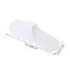20 Pairs of White Disposable Cotton Slippers for Hotels and Airlines view 2