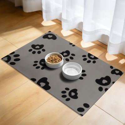 APXEL Dog Feeding Mat, 40x60cm Waterproof Silicone