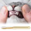 Dog Toothbrushes, Soft Silicone Bristles, Double-Headed, Non-Slip Handle view 3