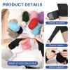 Cosblisvia 12-Piece Arthritis Glove Set with Right and Left Thumb Supports, for Crocheting, Knitting and Sewing (Black) view 2