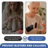 Cosblisvia 12-Piece Arthritis Glove Set with Right and Left Thumb Supports, for Crocheting, Knitting and Sewing (Black) view 3