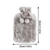 Soft Fleece Cover for 2 L Hot Water Bottle (Cover Only) view 2