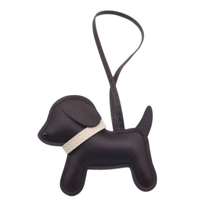 Modern Dog-Shaped Keychain