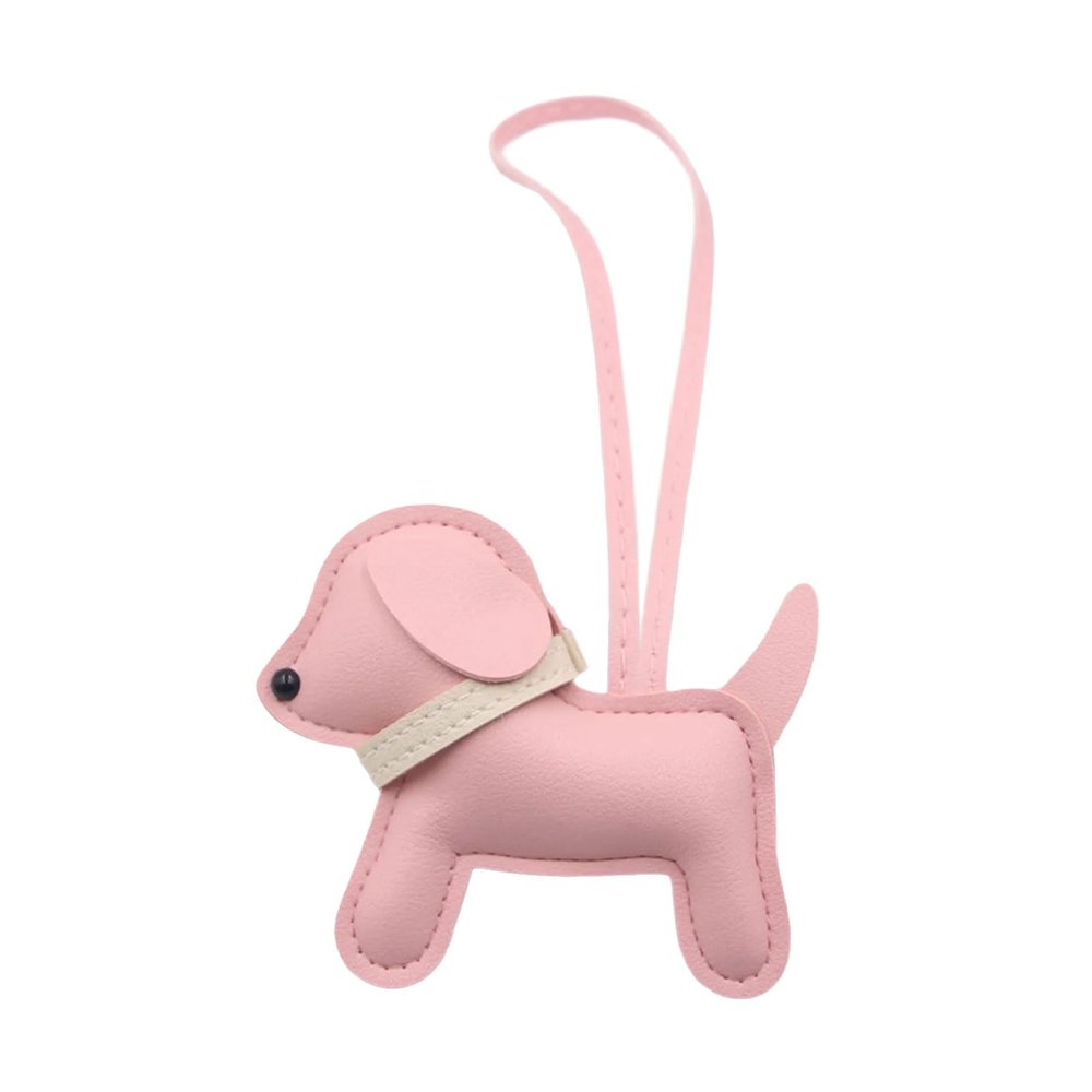 Modern Dog-Shaped Keychain