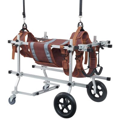 Adjustable 4-Wheel Dog Wheelchair for Pets with Limited Mobility