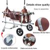 Adjustable 4-Wheel Dog Wheelchair for Pets with Limited Mobility view 4