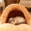 XAGMODSHN Enclosed Pet Sleeping Bag with Warm Insulation for Cats and Small Dogs view 2