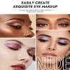12-Color Nude Brown Eyeshadow Palette for Women, Cream, Glitter, Matte/Shimmer, Bronzer & Contour, Waterproof (#02) view 2