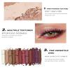 12-Color Nude Brown Eyeshadow Palette for Women, Cream, Glitter, Matte/Shimmer, Bronzer & Contour, Waterproof (#02) view 3