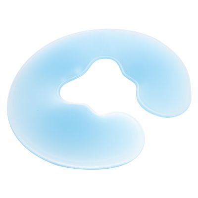 Veemoon Silicone Cushion for Prone Position, U-Shaped, for Spas and Salons, Blue