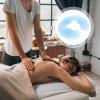 Veemoon Silicone Cushion for Prone Position, U-Shaped, for Spas and Salons, Blue view 4