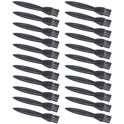Electric Shaver Cleaning Brush, 8.2 cm, ABS, Black, 100-Pack