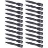 Electric Shaver Cleaning Brush, 8.2 cm, ABS, Black, 100-Pack view 1