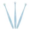 FONDOTIN 3-Piece Toothbrush Set for Small Dogs and Cats, Soft Bristles, Round Head, Ergonomic Handle view 1