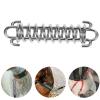 Heavy-Duty Dog Leash Spring with Shock Absorber, Stainless Steel, 22 kg Tensile Strength view 3