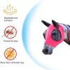 Smandy Horse Face Mask with Ear Protection, Breathable Knit Fabric and Mesh Design, Rose Red view 3