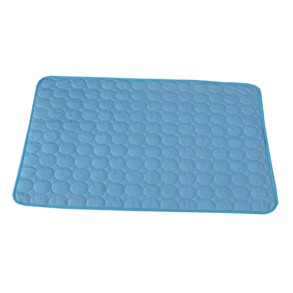 JEWEDECO XL Self-Cooling Ice Silk Mat for Pets up to 40 kg, Gray