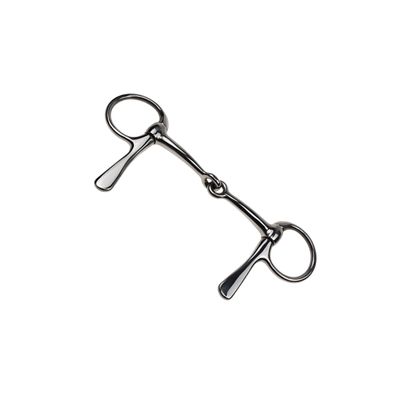 wisoolkic Stainless Steel Horse Bit, Riding Equipment for Long-Lasting Durability, for Demanding Outdoor Riding and Training, Western Tack, Sidepiece Bit