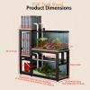 Multifunctional Aquarium Stand, Multi-Tier Storage Cabinet for Aquariums, Easy Installation, Suitable for Hotels, Living Rooms, Balconies, and Offices (Style A, 65 x 45 cm / 25.6 x 17.7 in) view 2