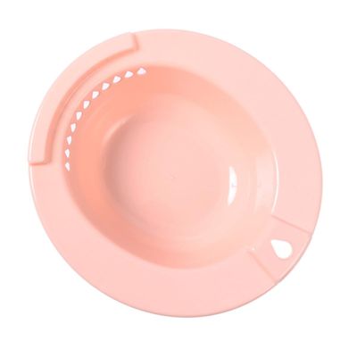 Plastic Sitz Bath, Pink, Non-Slip Base, for Pregnant Women