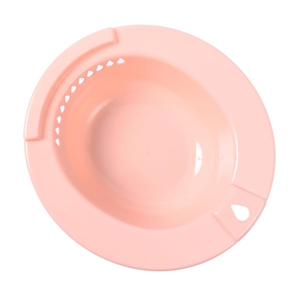 Plastic Sitz Bath, Pink, Non-Slip Base, for Pregnant Women