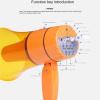 AZHKJKZH Portable Amplifier, Rechargeable Speaker with Recording Function (Orange) view 4