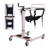Multifunctional Patient Transfer Lift with Padded Seat and Steel Transport Wheelchair view 1