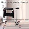 Multifunctional Patient Transfer Lift with Padded Seat and Steel Transport Wheelchair view 3