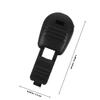 Nylon Cord Stoppers for Cyclists and Runners, 100 Pieces, Black view 2