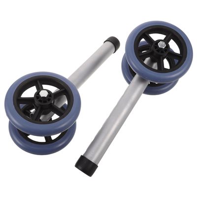 Quiet Replacement Rollator Wheels for Seniors, 1 Pair
