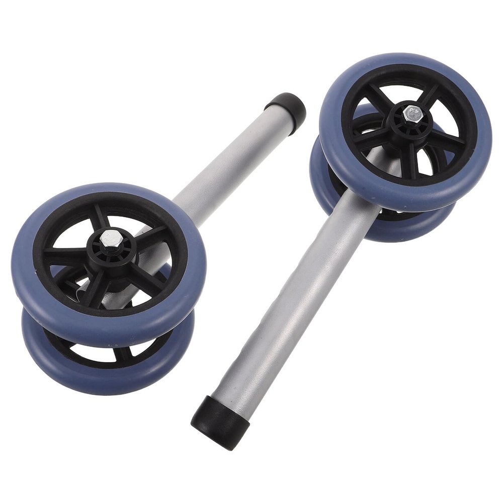 Quiet Replacement Rollator Wheels for Seniors, 1 Pair