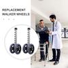 Quiet Replacement Rollator Wheels for Seniors, 1 Pair view 3