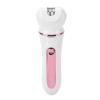5-in-1 Women's Epilator, Cordless Wet & Dry, Facial Massage, Pedicure, Light Pink view 2