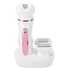 5-in-1 Women's Epilator, Cordless Wet & Dry, Facial Massage, Pedicure, Light Pink view 4