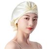 ETUELNOPT 16 Momme Mulberry Silk Satin Bonnet, 1 Layer, Yellow view 1