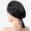 ETUELNOPT 16 Momme Mulberry Silk Satin Bonnet, 1 Layer, Yellow view 4
