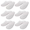 Disposable Linen Slippers, 10 Pairs, Non-Slip view 1