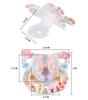 CutiePlusU Large-Size Pacifier with Big Shield, White view 2