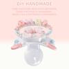 CutiePlusU Large-Size Pacifier with Big Shield, White view 4