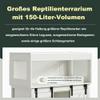 Herture Reptile Terrarium with Cabinet for 90 x 46 x 41 cm Terrarium view 2