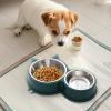 Portable Slow-Feed Pet Bowls for Cats and Dogs, Multi-Pack view 3